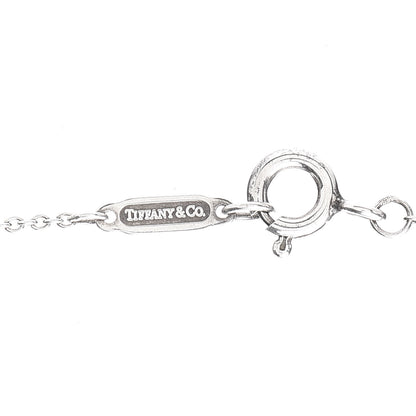 Tiffany Sterling Silver Medium Atlas Open Pendant Necklace 4 of 6