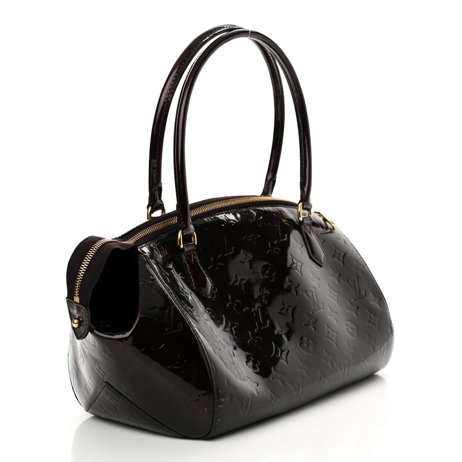 Louis Vuitton Vernis Sherwood GM Amarante 3 of 17