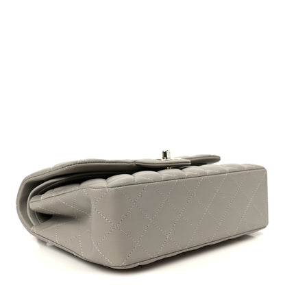 Chanel Lambskin Quilted Small Double Flap Grey 4 of 11