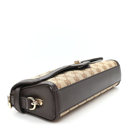 Gucci GG Monogram Small Luce Shoulder Bag Beige Ebony 3 of 8