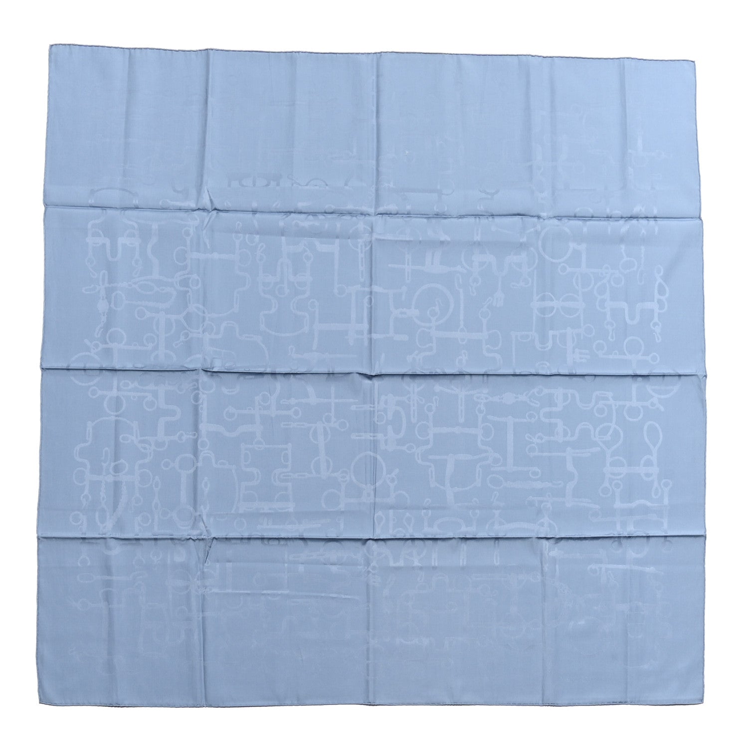 Hermes Silk Cotton Collection Equestre Scarf 100 1 of 4