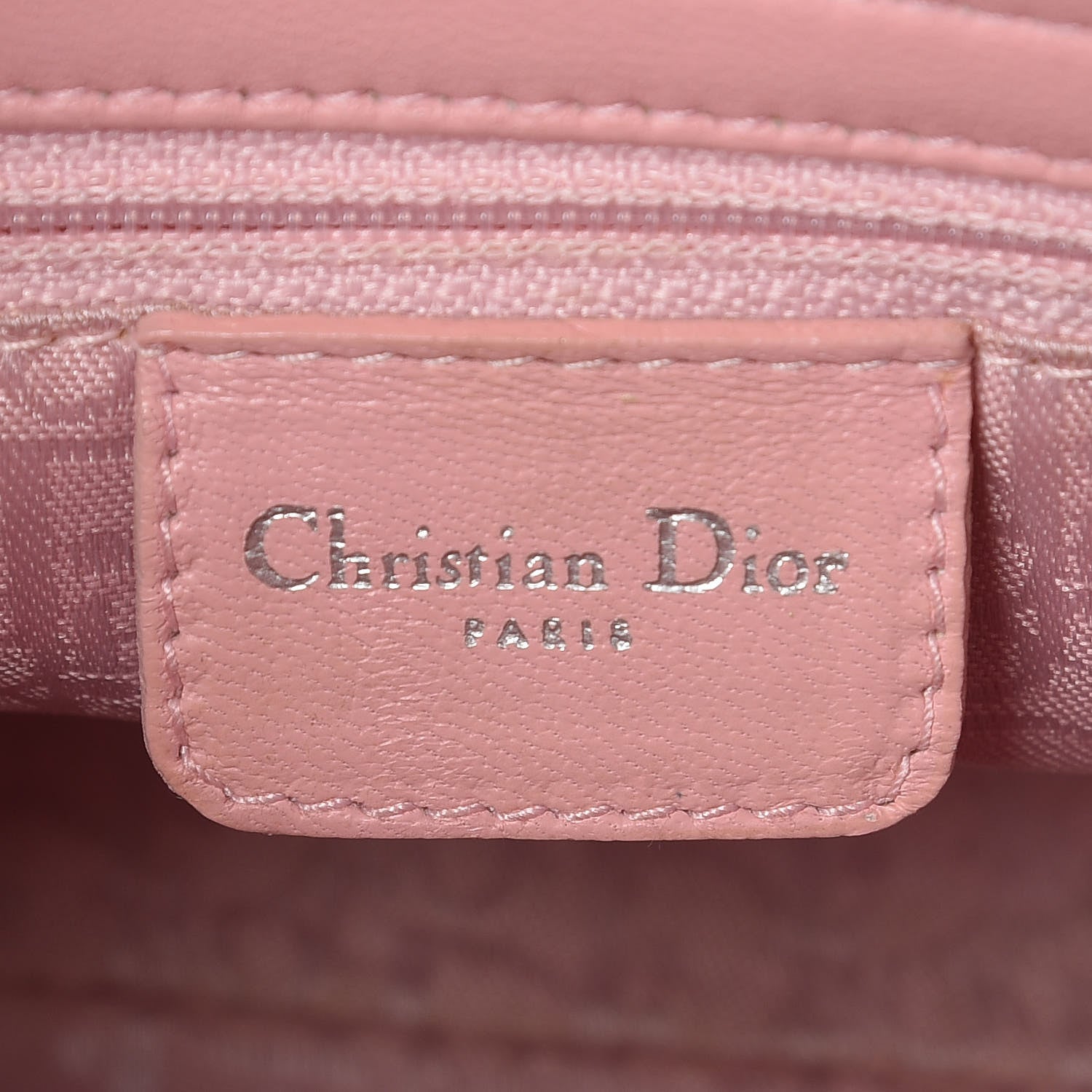 Christian Dior Lambskin Cannage Mini Lady Dior Rose Clair 9 of 19