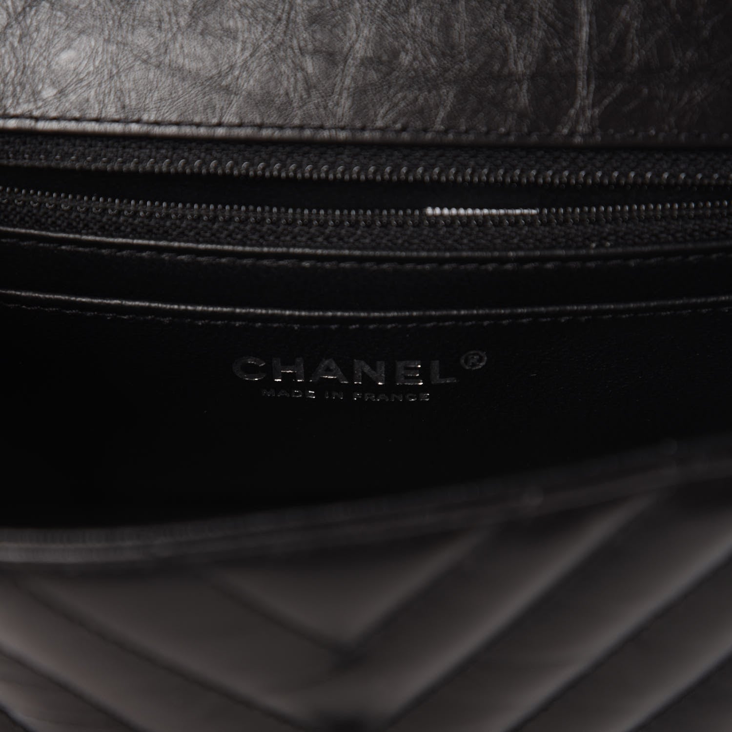 Chanel Aged Calfskin Chevron Quilted 2.55 Reissue Mini Flap So Black 8 of 11