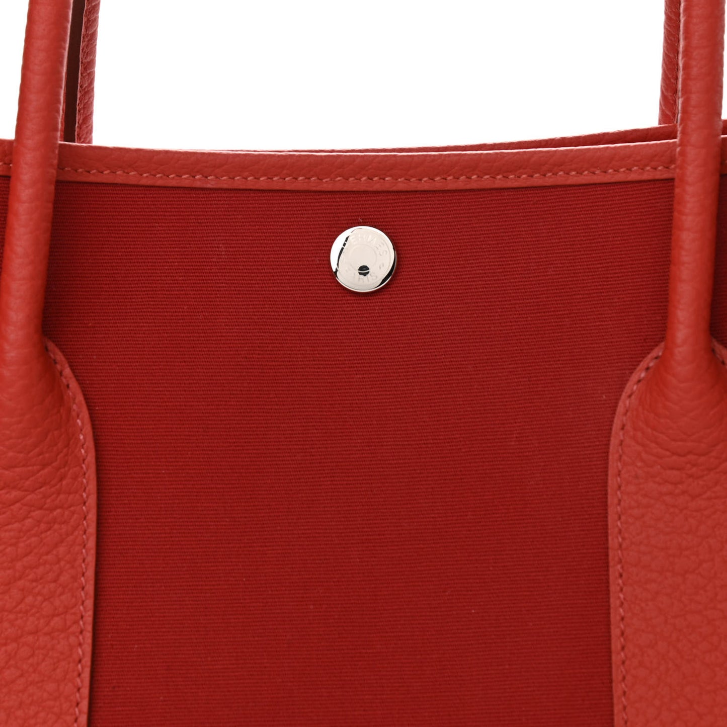 Toile Negonda Garden Party Tote 36 MM Rouge Piment