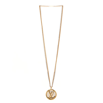 Louis Vuitton Louise Long Necklace Gold 3 of 7