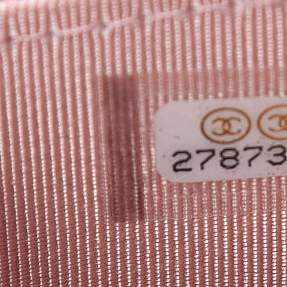 Chanel Iridescent Caviar Quilted Flap Card Holder On Chain Pink 10 of 11