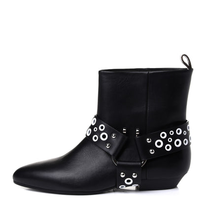 Louis Vuitton Calfskin Rhapsody Ankle Boots 39 Black 1 of 4