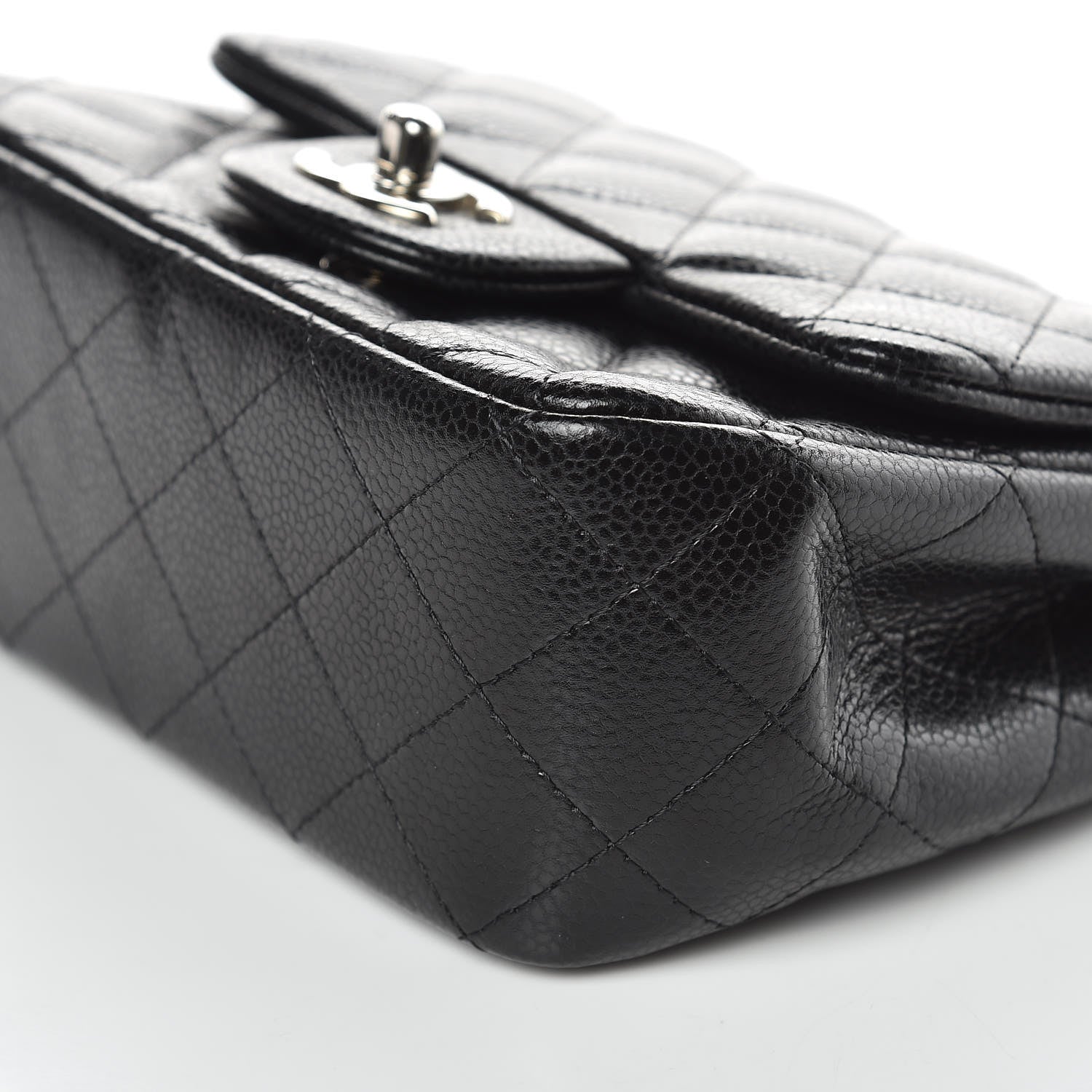 Chanel Caviar Quilted Mini Square Flap Black 9 of 9