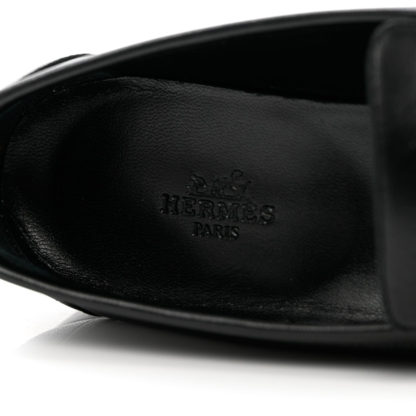 Goatskin Womens Royal Loafers 38 Black