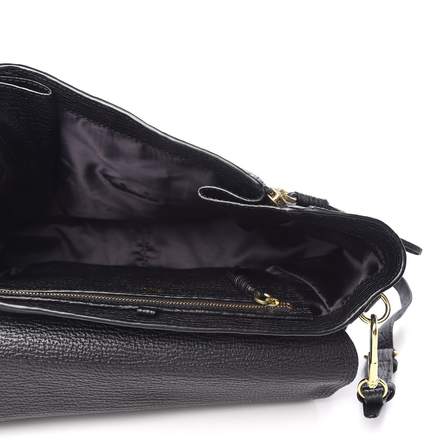3.1 Phillip Lim Textured Calfskin Medium Pashli Satchel Black 6 of 10
