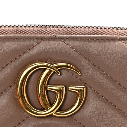Gucci Calfskin Matelasse Mini GG Marmont Chain Bag Porcelain Rose 15 of 16