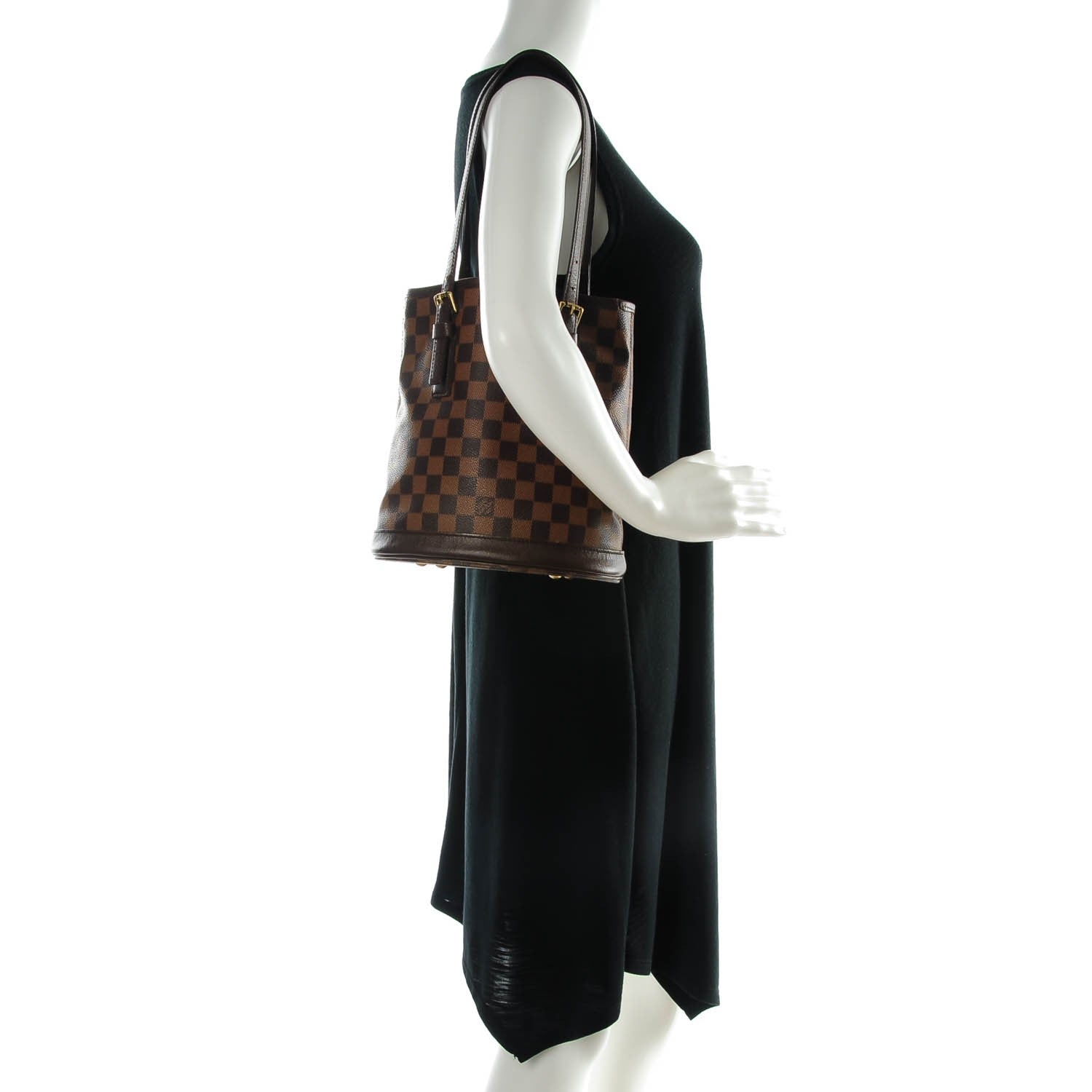 Louis Vuitton Damier Ebene Marais Bucket 23 2 of 7