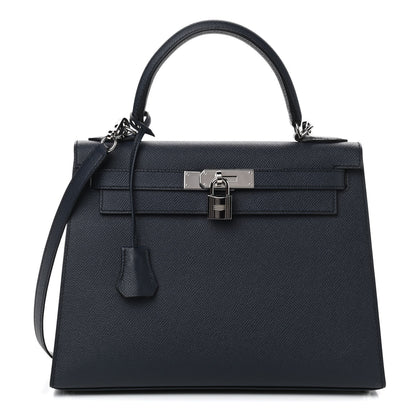 Hermes Epsom Kelly Sellier 28 Bleu Indigo 1 of 10