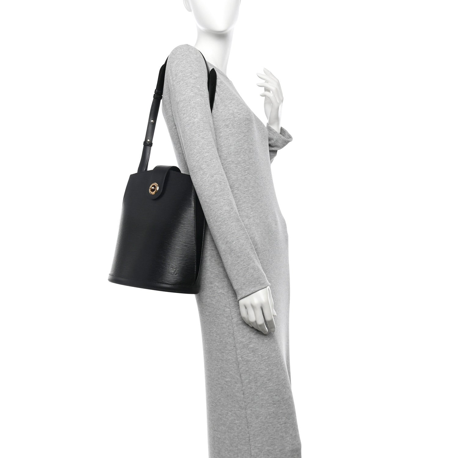 Louis Vuitton Epi Cluny Black 2 of 10