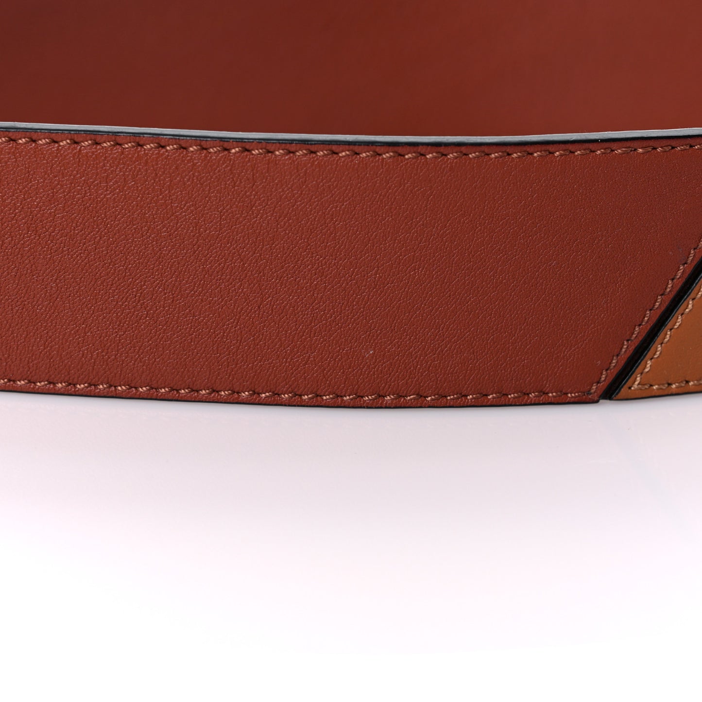 Calfskin Degrade Strap Tan Multicolor