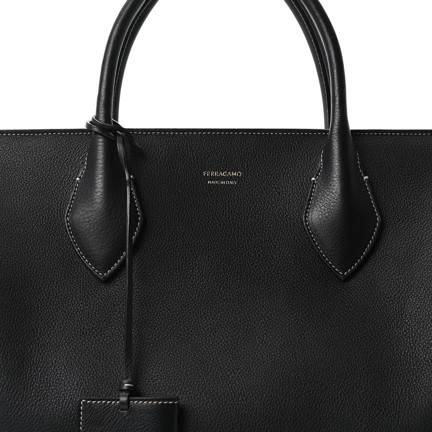 Calfskin Star Large Tote Black