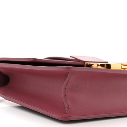 Christian Dior Grained Calfskin 30 Montaigne Flap Bag Dark Pink 8 of 9