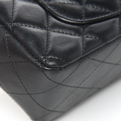 Chanel Lambskin Quilted Mini Rectangular Flap Black 12 of 16