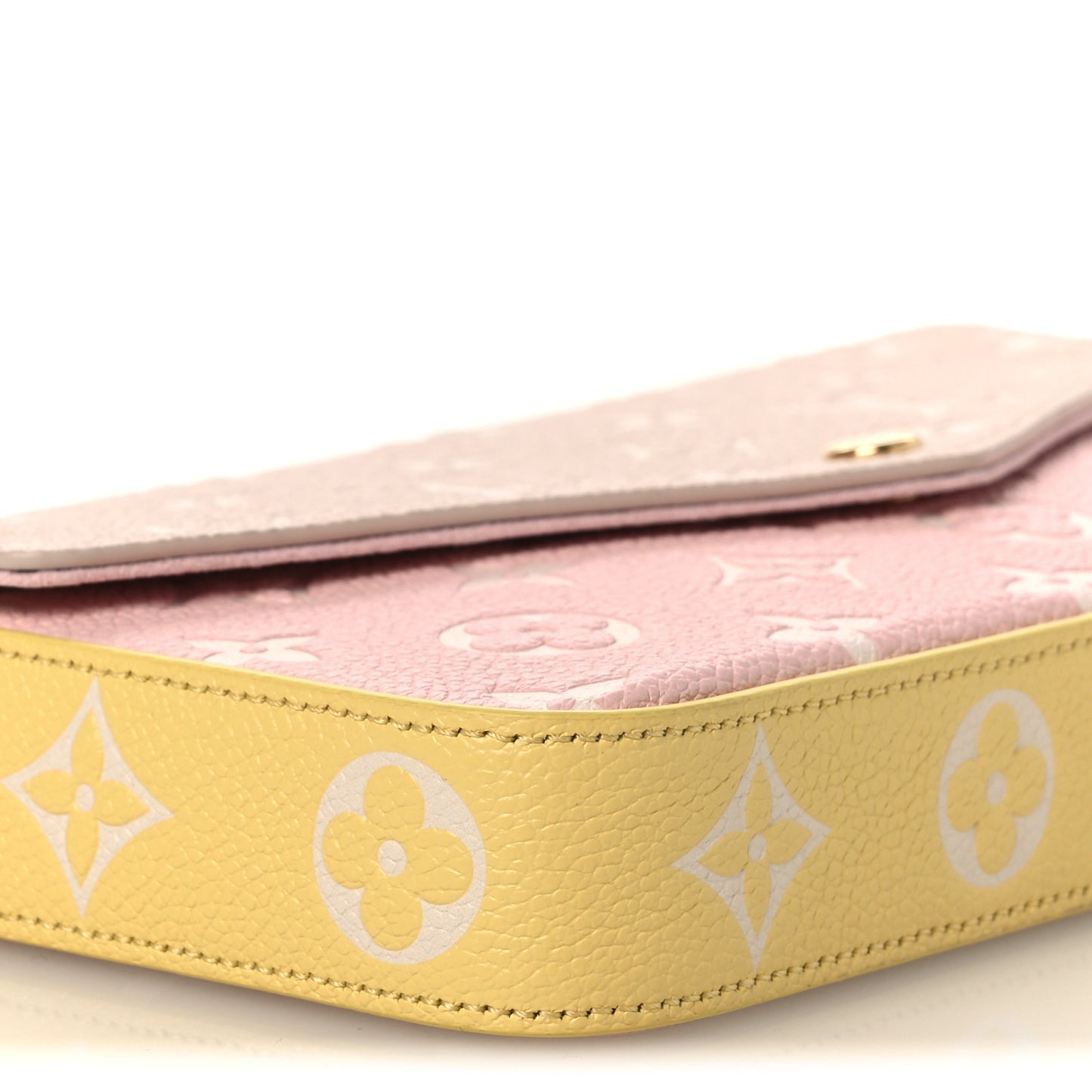 Empreinte Spring in the City Felicie Pochette Chain Wallet Pink Beige Yellow