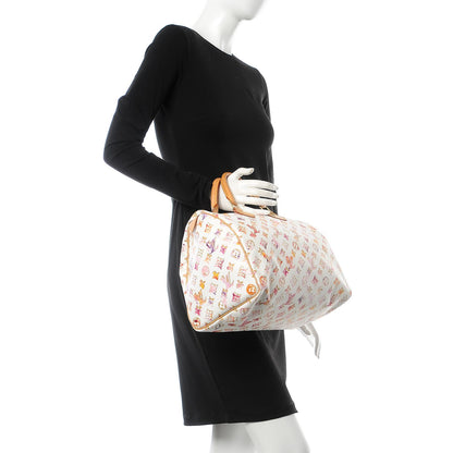 Louis Vuitton Watercolor Aquarelle Speedy 35 White 2 of 12