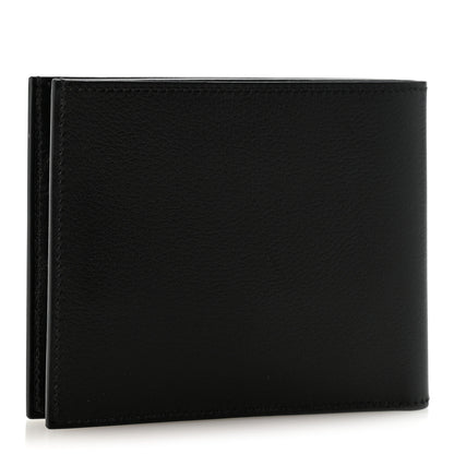 Hermes Evergrain Citizen Twill Compact Wallet Black 3 of 11