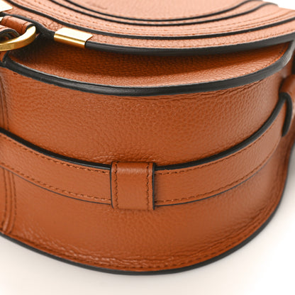 Chloe Grained Calfskin Small Marcie Saddle Bag Tan 8 of 8
