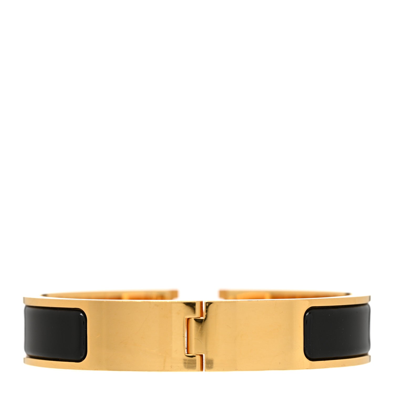 Hermes Enamel Narrow Clic Clac H Bracelet PM Black 3 of 7