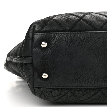 Chanel Nubuck Hobo Black 10 of 14