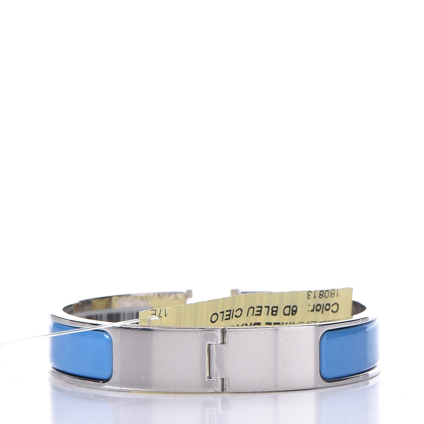 Enamel Narrow Clic Clac H Bracelet PM Bleu Cielo