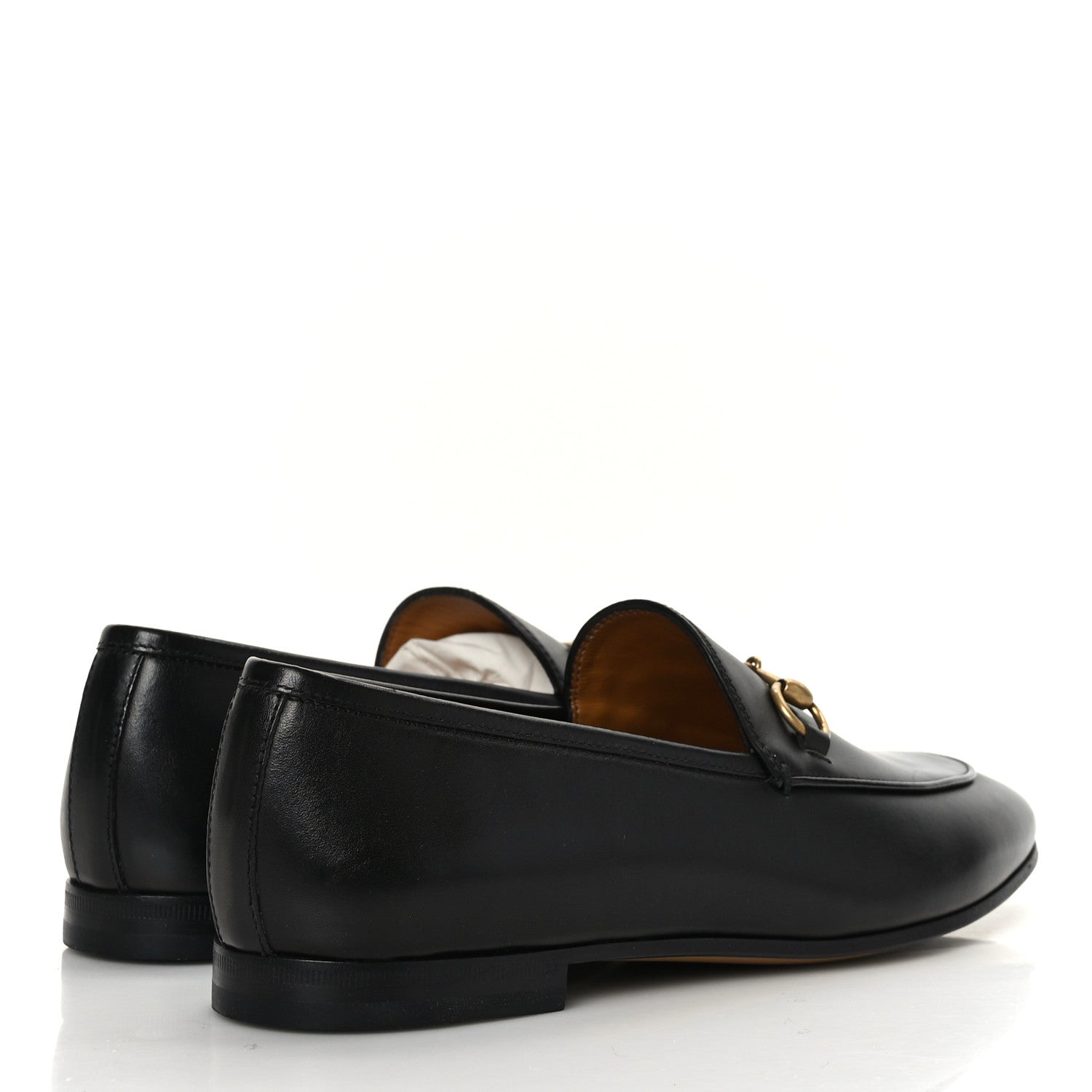 Gucci Calfskin Womens Jordaan Loafers 39 Black 4 of 8