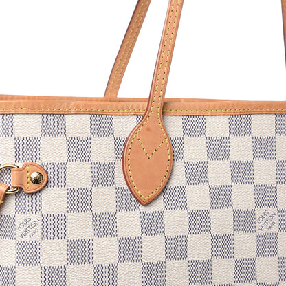 Louis Vuitton Damier Azur Neo Neverfull MM Rose Ballerine 11 of 16