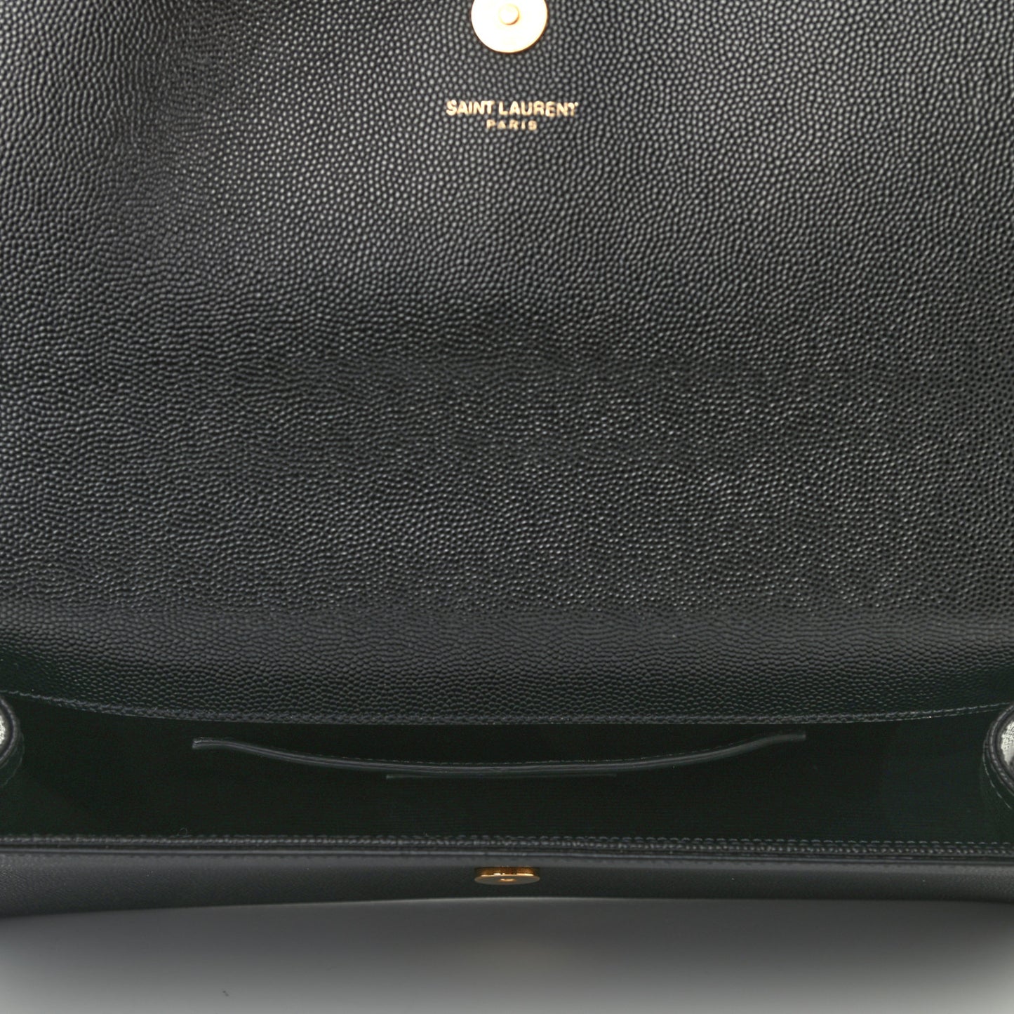 Grain De Poudre Monogram Cassandre Clutch Black