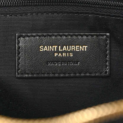 Saint Laurent Lambskin Calypso Cosmetic Case Black 6 of 8