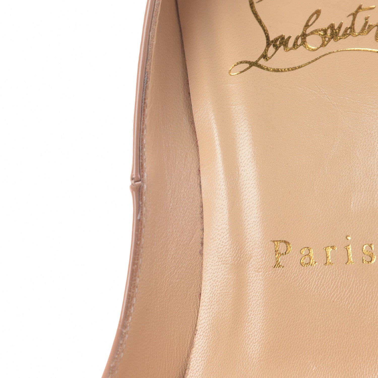 Christian Louboutin Patent New Very Prive 120 Pumps 35 Nude 14 of 14
