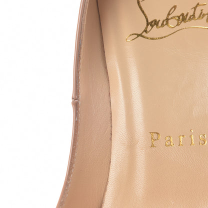 Christian Louboutin Patent New Very Prive 120 Pumps 35 Nude 14 of 14