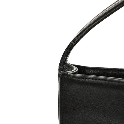 Chrome Hearts Grained Calfskin Fleur De Lis Square Pocket Crossbody Black 12 of 14