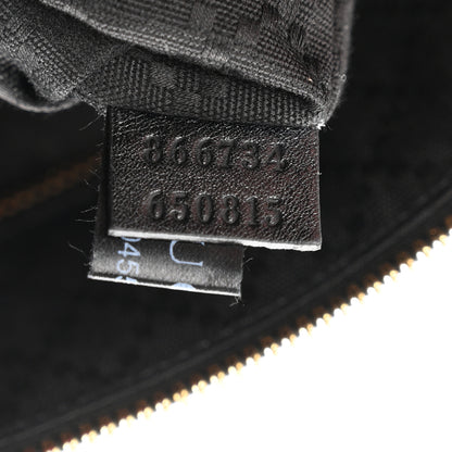 Gucci Calfskin Web Large Borsetto Boston Black 7 of 10