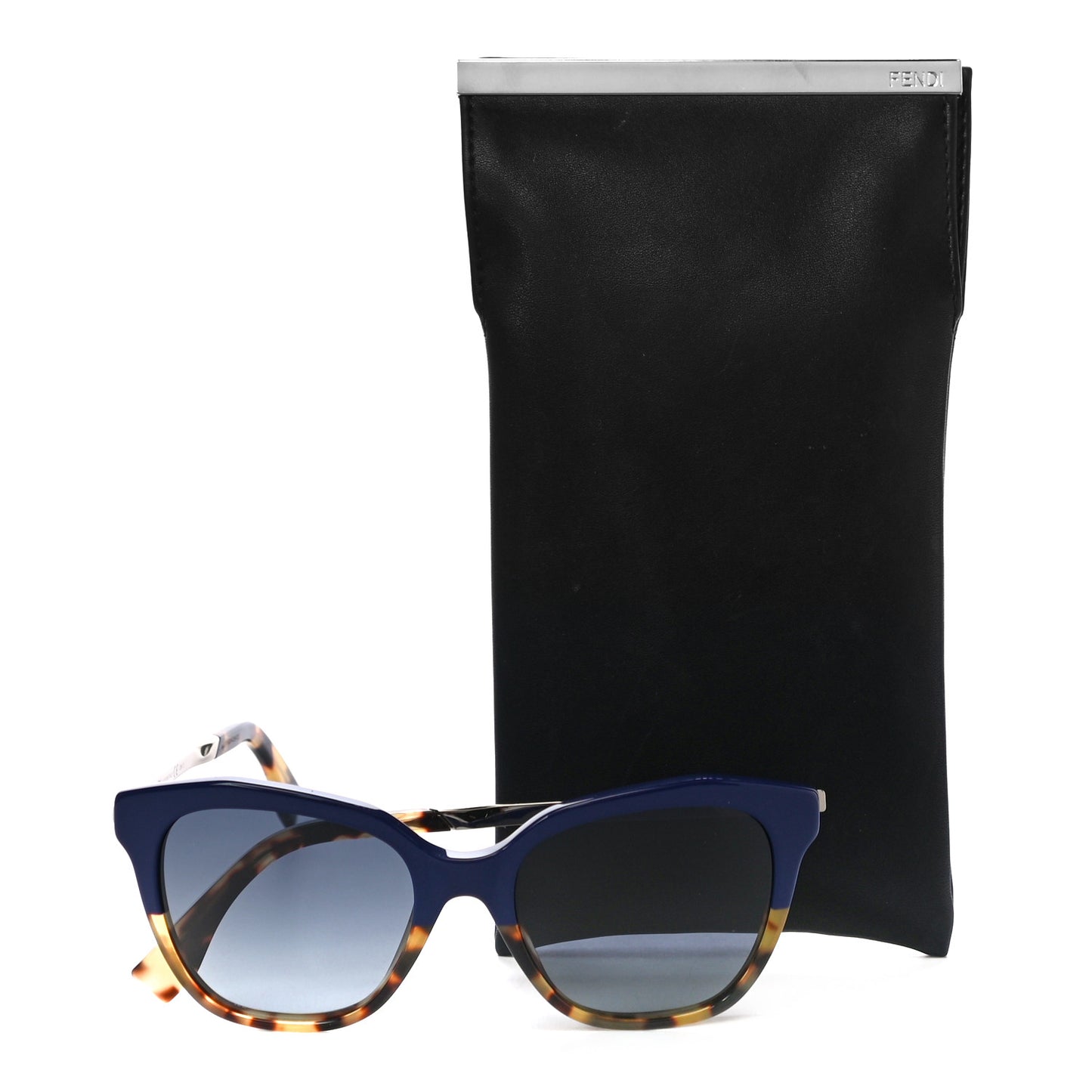 Acetate Cat Eye Sunglasses FF 0089/S Tortoise Blue
