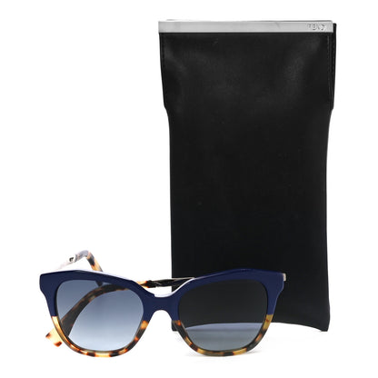 Fendi Acetate Cat Eye Sunglasses FF 0089/S Tortoise Blue 7 of 7