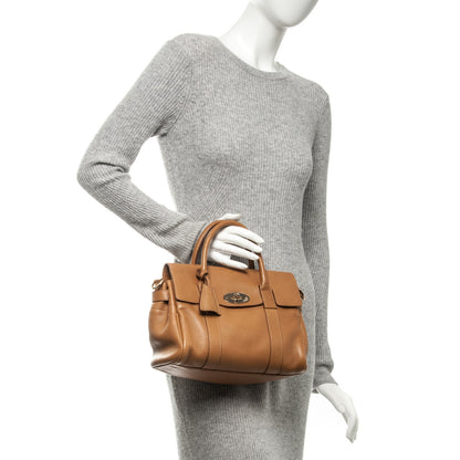 Mulberry Glossy Buffalo Small Bayswater Fudge 2 of 7