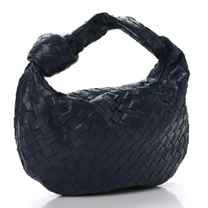 Bottega Veneta Nappa Intrecciato Teen Jodie Navy 3 of 9