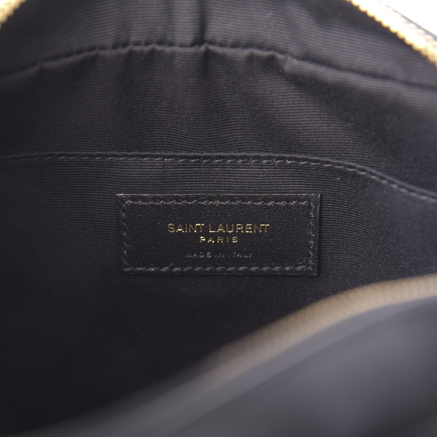Saint Laurent Calfskin Matelasse Monogram Lou Camera Bag Black 8 of 10