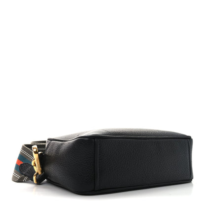 Prada Vitello Daino Camera Crossbody Black 4 of 9