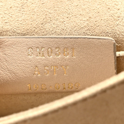 Fendi Vitello Liberty Bi-Color FF 1974 Embossed Small Kan I Shoulder Bag Black Maya 7 of 12