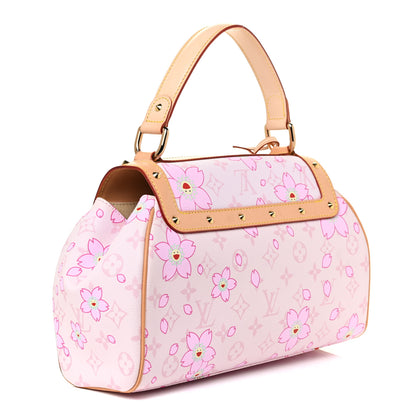 Louis Vuitton Monogram Cherry Blossom Sac Retro Pink 3 of 16