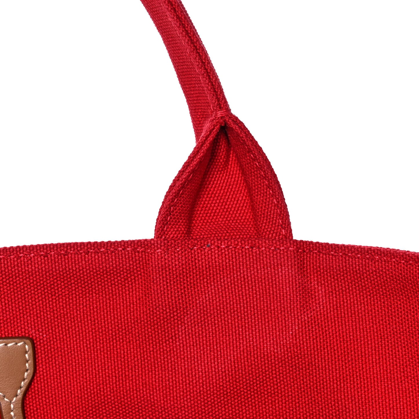 Canapa Logo Bucket Tote Rosso