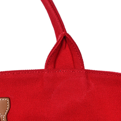 Prada Canapa Logo Bucket Tote Rosso 13 of 16
