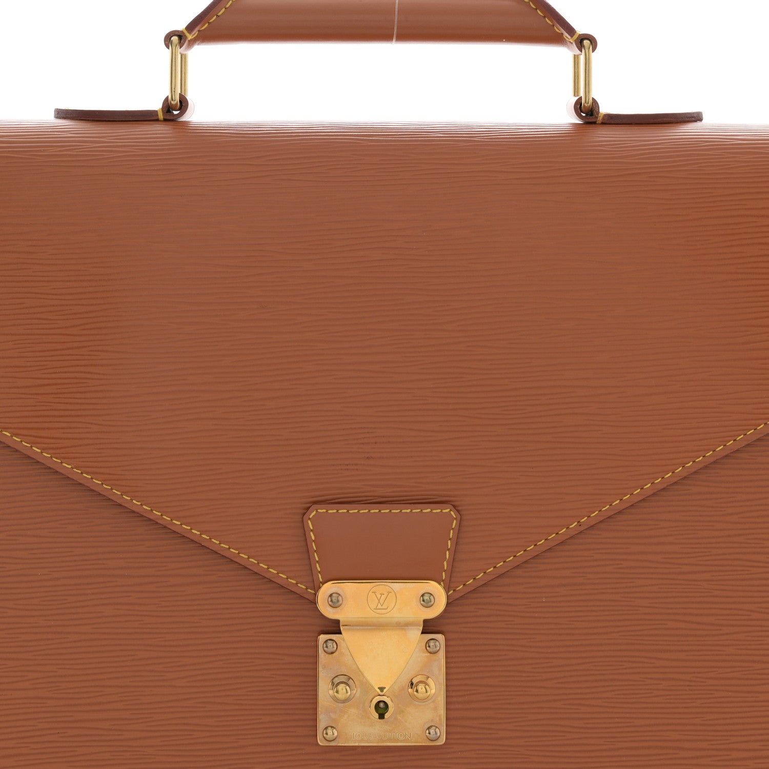 Louis Vuitton Epi Serviette Ambassadeur Briefcase Gold 8 of 22