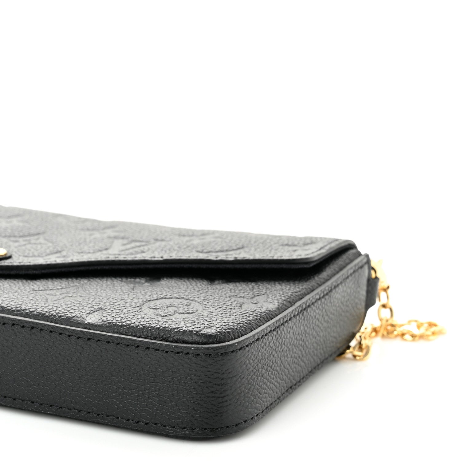 Louis Vuitton Empreinte Pochette Felicie Chain Wallet Black 10 of 10
