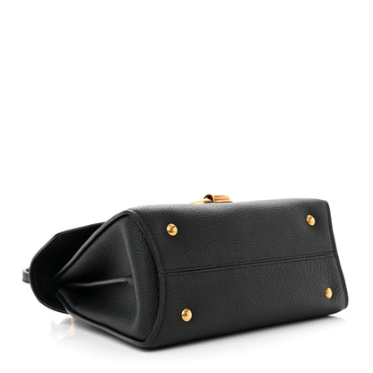 Salvatore Ferragamo Calfskin Small Margot Top Handle Satchel Black 4 of 10